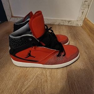 Rare Nike Air Jordan Flight Fire Red Black Basketball Shoes Sz  US 12